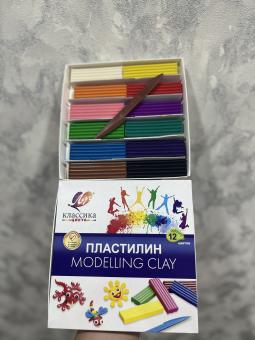 Пластилин 12цв Классика